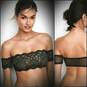 NWOT VS Black Off The Shoulder Bralette